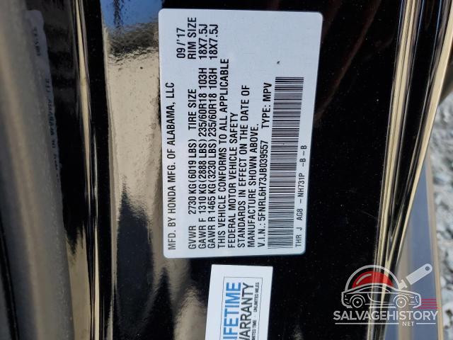 5FNRL6H73JB039557 2018 HONDA All Models photo no. 13