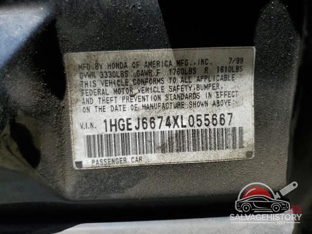 1HGEJ6674XL055667 1999 HONDA CIVIC photo no. 12