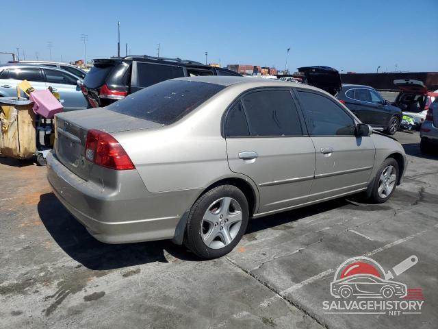 2HGES26754H572751 2004 HONDA CIVIC photo no. 3