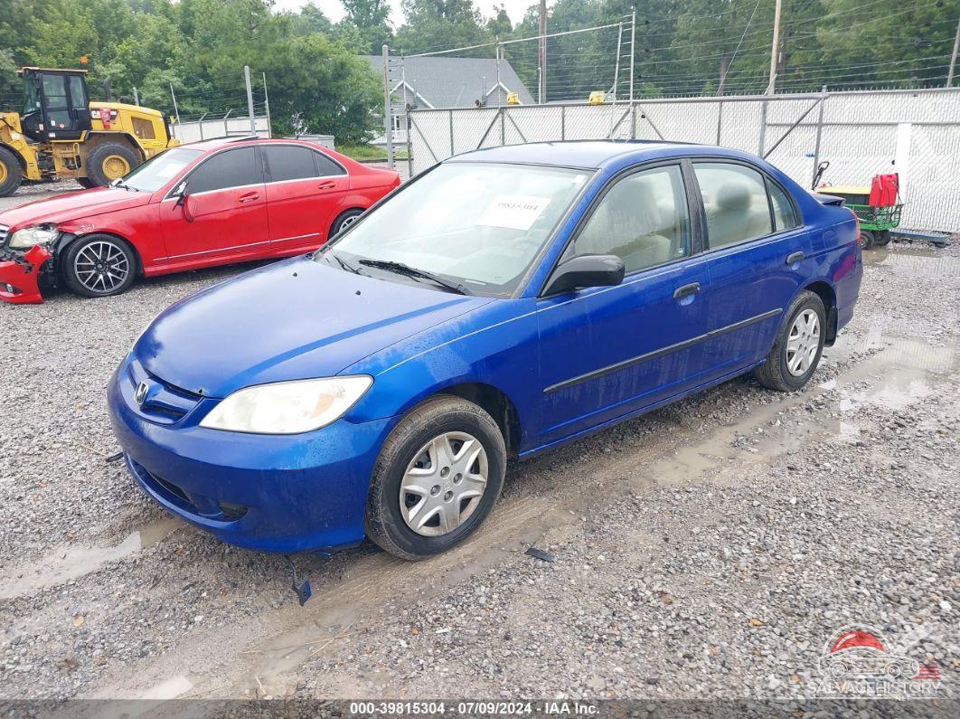 1HGES16355L001126 2005 HONDA CIVIC photo no. 2