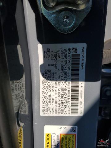 2HGFE2F50NH519130 2022 HONDA CIVIC photo no. 12