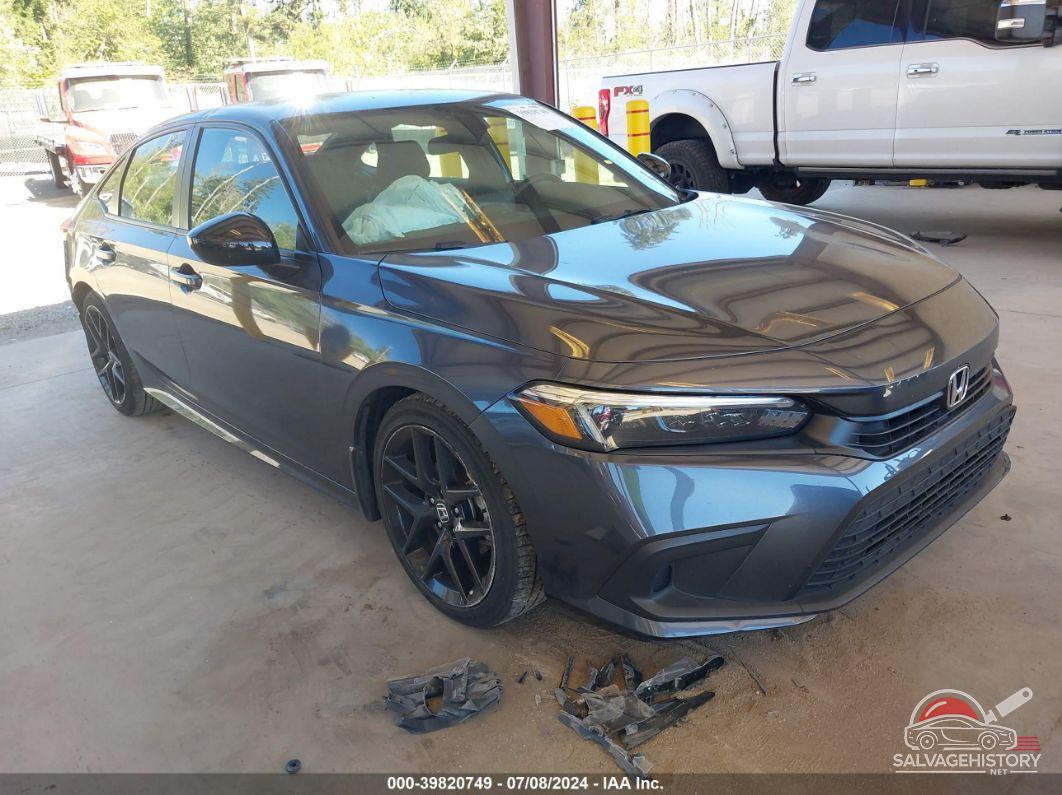 2HGFE2F50NH533724 2022 HONDA CIVIC photo no. 1