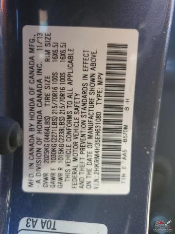 2HKRM4H35EH631080 2014 HONDA CRV photo no. 13