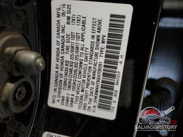 2HKRM4H7XGH709391 2016 HONDA CRV photo no. 13