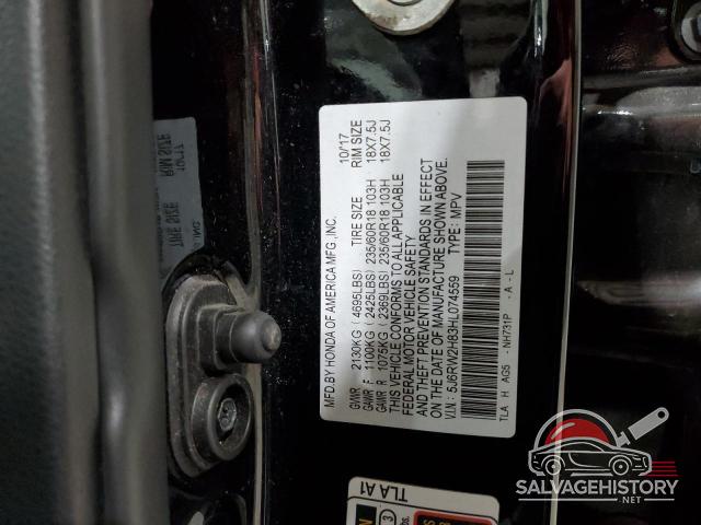 5J6RW2H83HL074559 2017 HONDA CRV photo no. 13