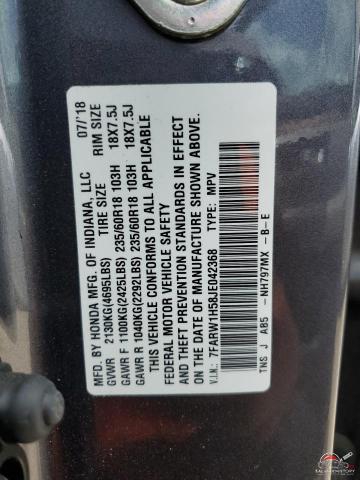 7FARW1H58JE042368 2018 HONDA CRV photo no. 13