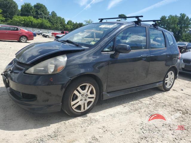 JHMGD38617S063649 2007 HONDA FIT photo no. 8