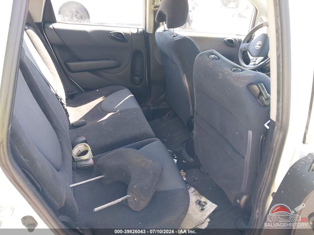 JHMGD38647S039278 2007 HONDA FIT photo no. 8
