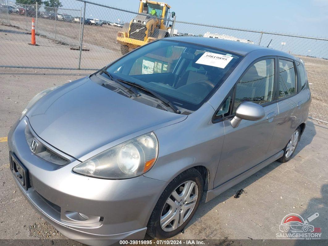 JHMGD38647S057201 2007 HONDA FIT photo no. 2