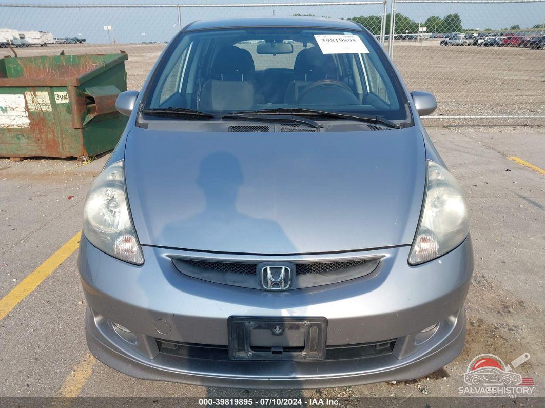 JHMGD38647S057201 2007 HONDA FIT photo no. 6