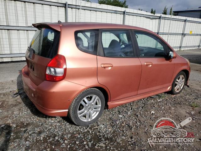 JHMGD38658S015511 2008 HONDA FIT photo no. 3
