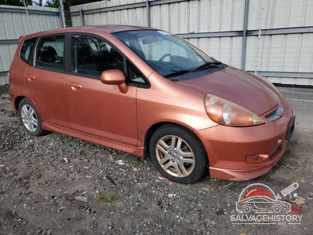 JHMGD38658S015511 2008 HONDA FIT photo no. 4