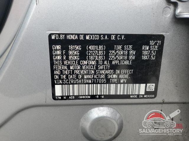 3CZRU5H19NM717095 2022 HONDA HR-V photo no. 14