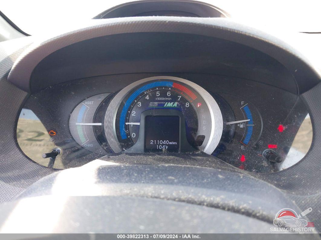 JHMZE2H79AS031516 2010 HONDA INSIGHT photo no. 7