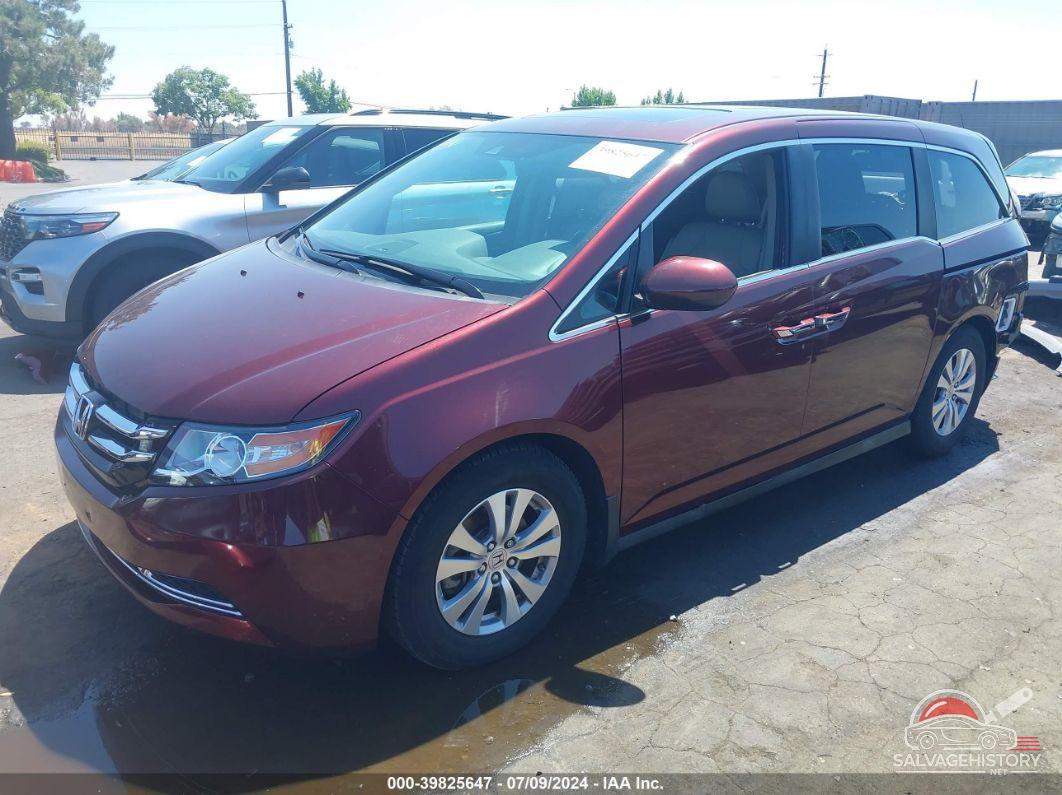 5FNRL5H61GB092543 2016 HONDA ODYSSEY photo no. 2