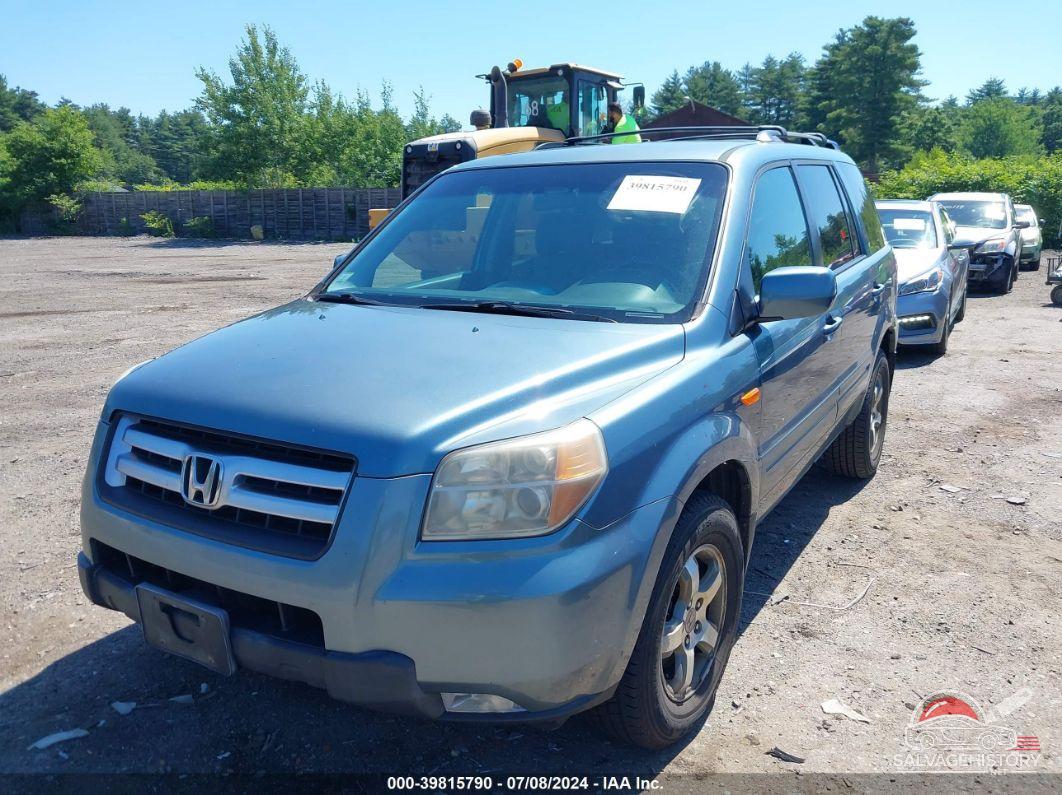 2HKYF18477H533443 2007 HONDA PILOT photo no. 2