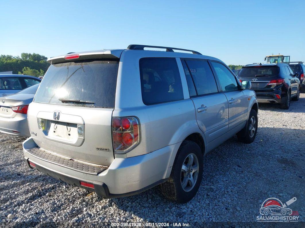 5FNYF186X7B008845 2007 HONDA PILOT photo no. 4