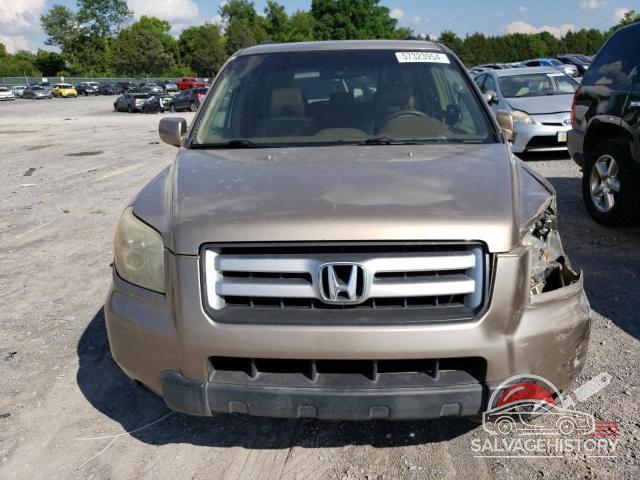 5FNYF28527B033784 2007 HONDA PILOT photo no. 5