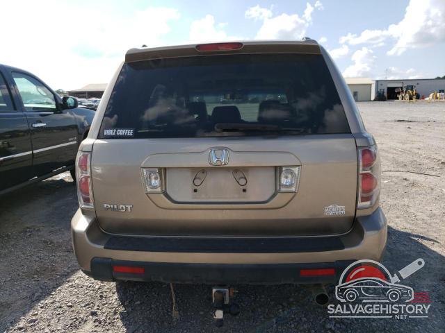 5FNYF28527B033784 2007 HONDA PILOT photo no. 6