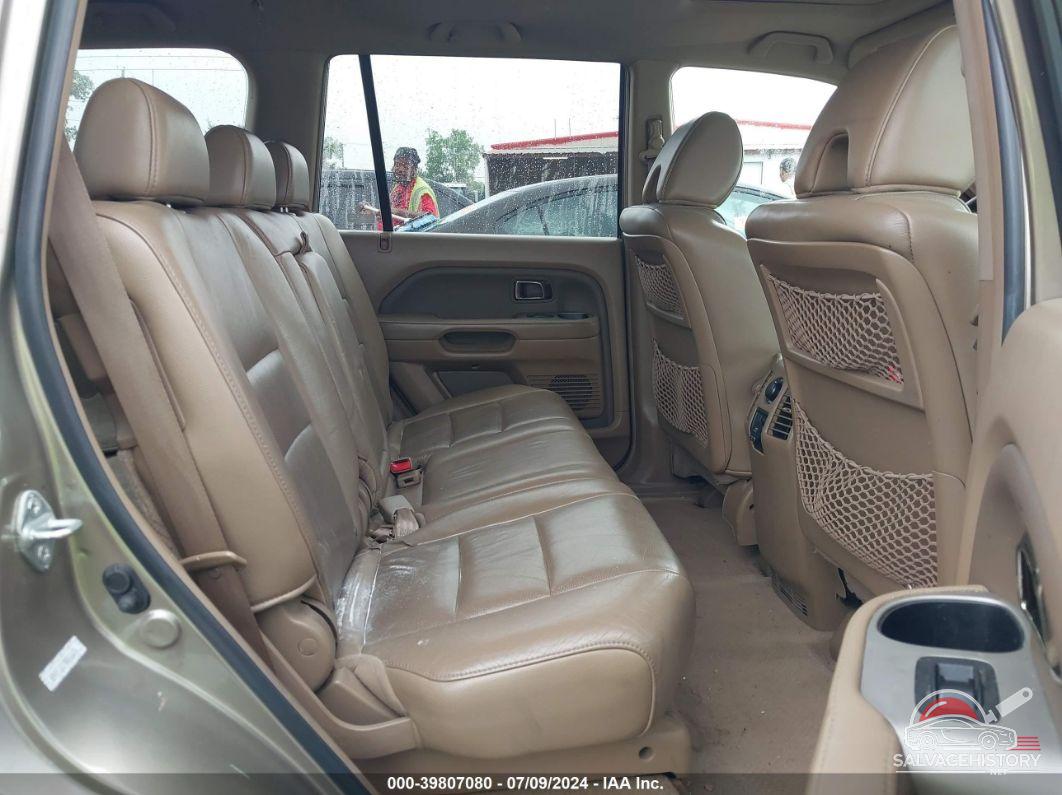 5FNYF18778B026276 2008 HONDA PILOT photo no. 8