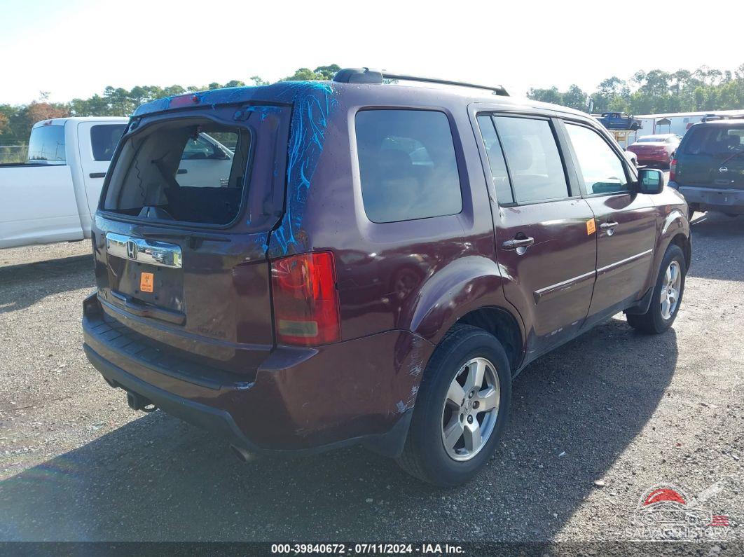 5FNYF3H46BB009168 2011 HONDA PILOT photo no. 4