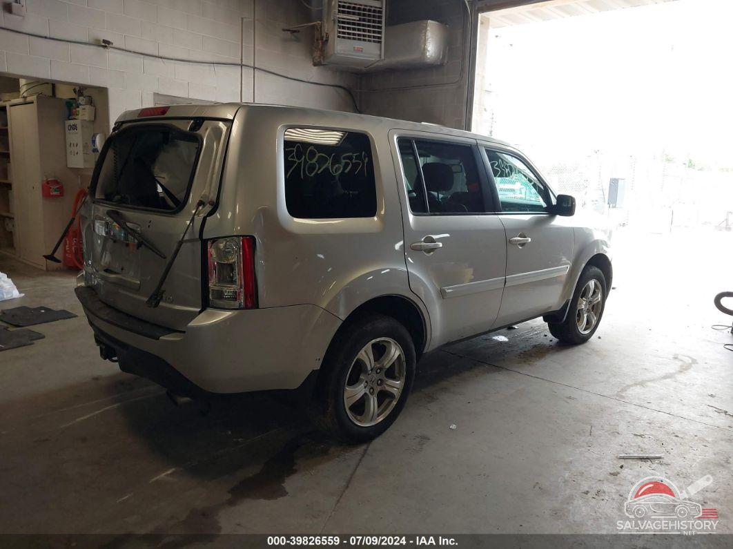 5FNYF4H55EB015224 2014 HONDA PILOT photo no. 4