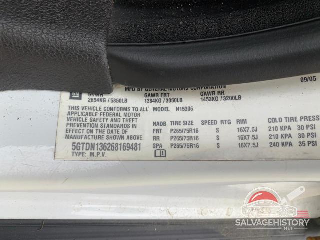5GTDN136268169481 2006 HUMMER H3 photo no. 11