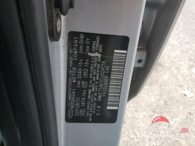 KMHCT5AE5CU024556 2012 HYUNDAI ACCENT photo no. 12