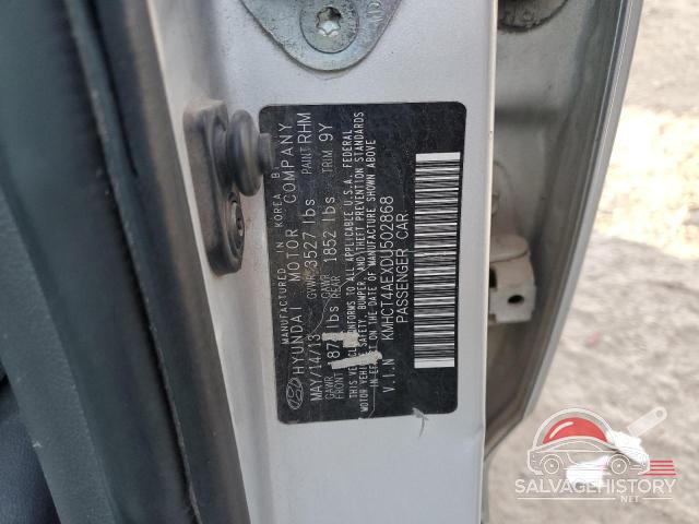 KMHCT4AEXDU502868 2013 HYUNDAI ACCENT photo no. 12