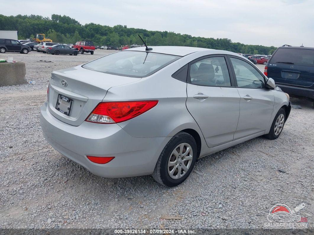 KMHCT4AE4EU674010 2014 HYUNDAI ACCENT photo no. 4