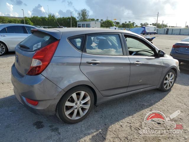 KMHCU5AE3EU143027 2014 HYUNDAI ACCENT photo no. 3