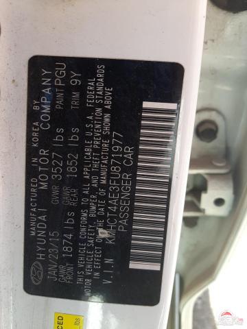 KMHCT4AE3FU871977 2015 HYUNDAI ACCENT photo no. 13