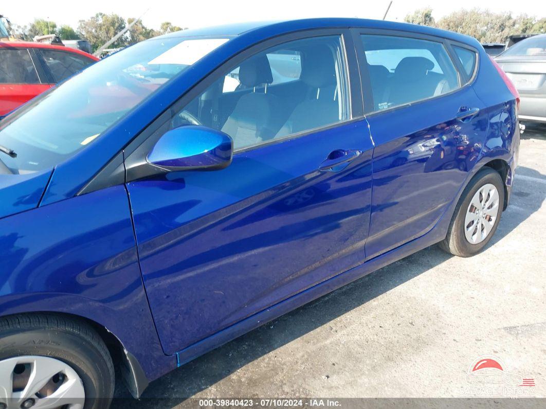 KMHCT5AEDFU200613 2015 HYUNDAI ACCENT photo no. 6