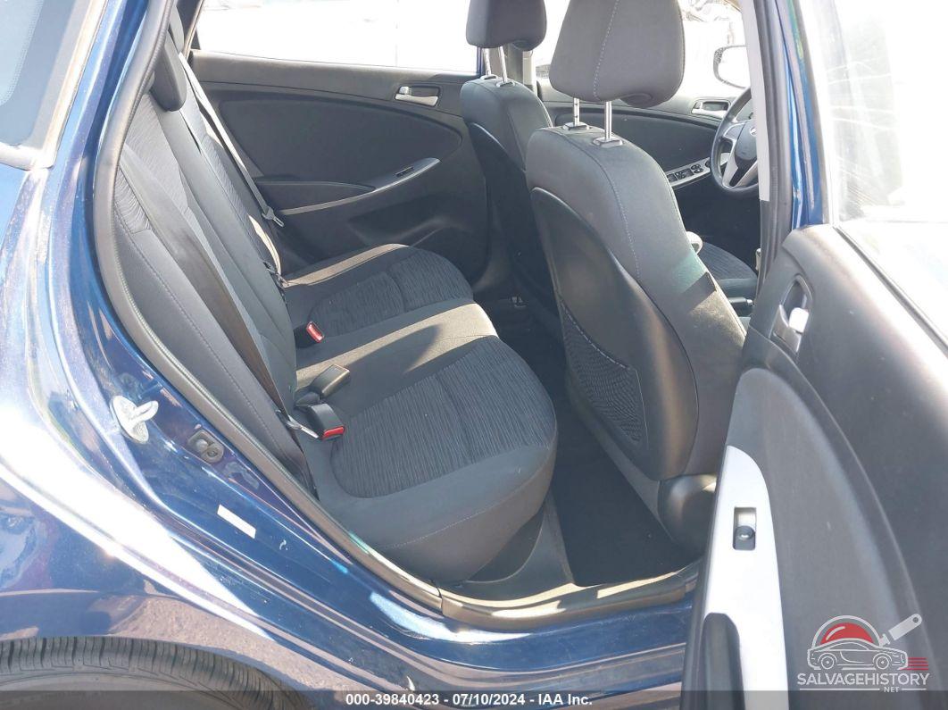 KMHCT5AEDFU200613 2015 HYUNDAI ACCENT photo no. 8
