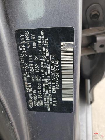 KMHCT5AE3GU255672 2016 HYUNDAI ACCENT photo no. 12