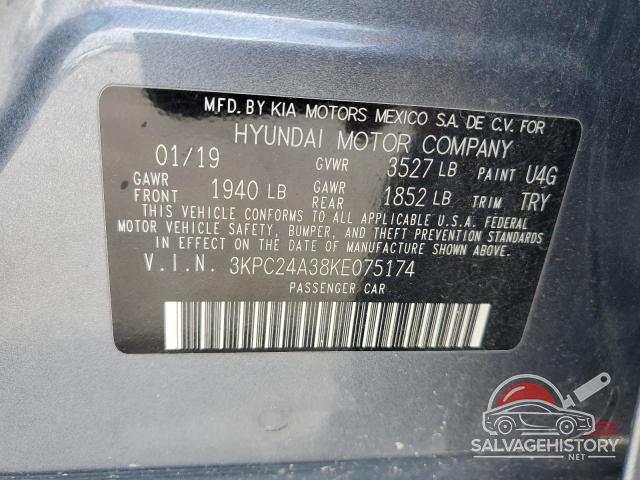 3KPC24A38KE075174 2019 HYUNDAI ACCENT photo no. 12