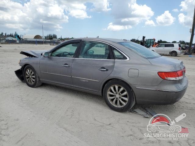 KMHFC46F68A306142 2008 HYUNDAI AZERA photo no. 2