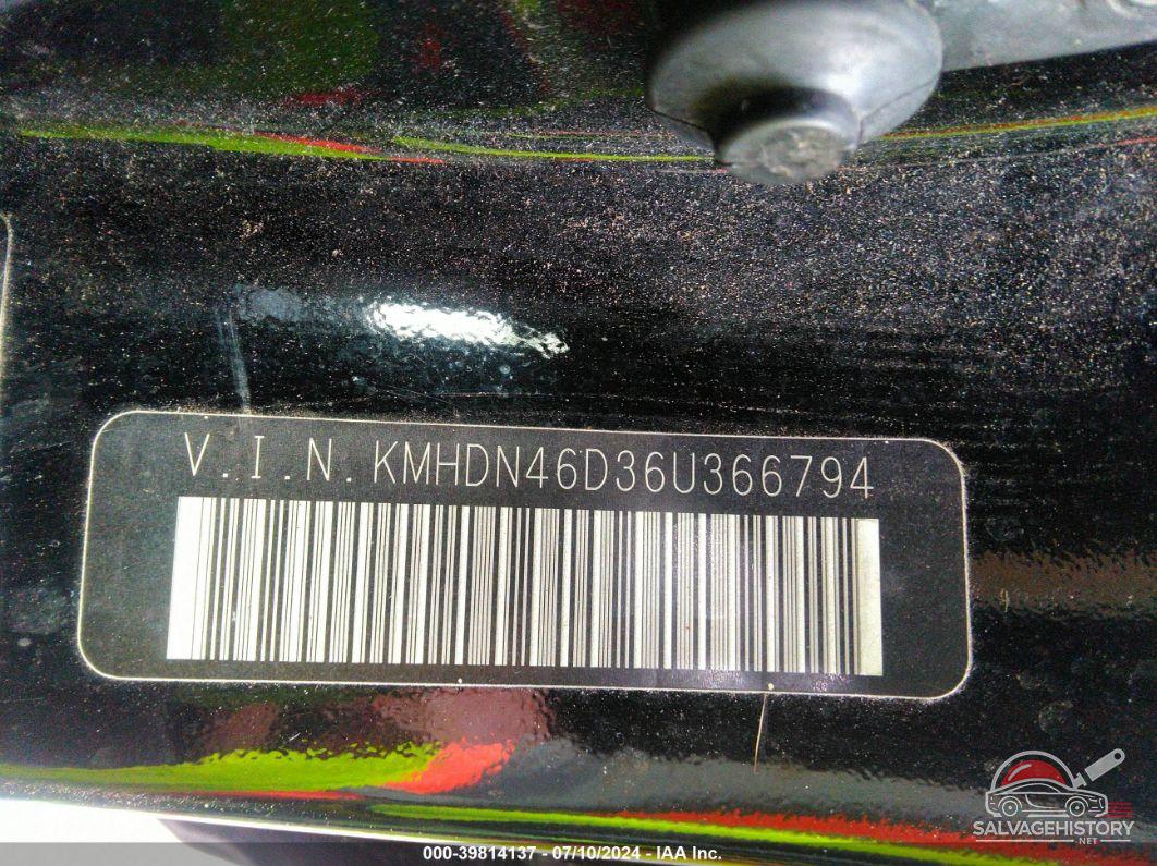 KMHDN46D36U366794 2006 HYUNDAI ELANTRA photo no. 9