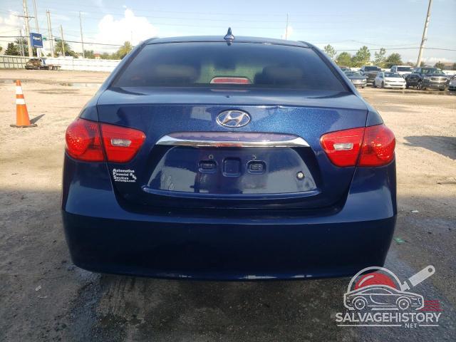 KMHDU4AD1AU950002 2010 HYUNDAI ELANTRA photo no. 6