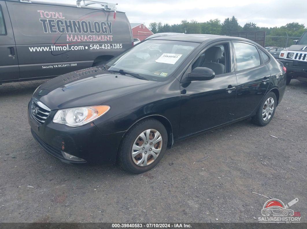 KMHDU4AD5AU940928 2010 HYUNDAI ELANTRA photo no. 2