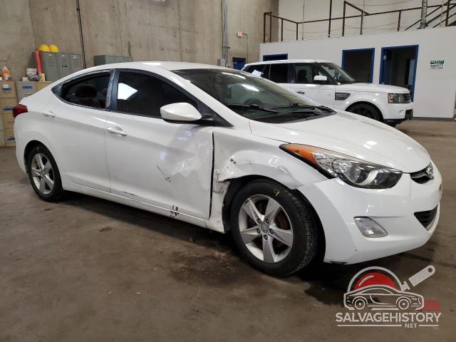 5NPDH4AE7CH077077 2012 HYUNDAI ELANTRA photo no. 4
