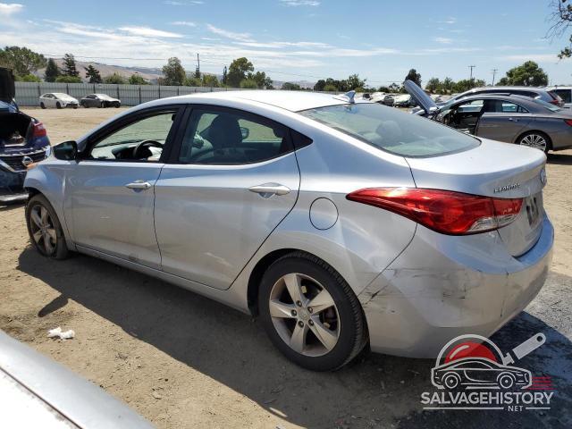 5NPDH4AE9CH064640 2012 HYUNDAI ELANTRA photo no. 2