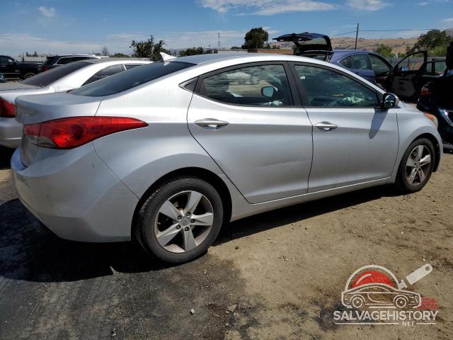 5NPDH4AE9CH064640 2012 HYUNDAI ELANTRA photo no. 3