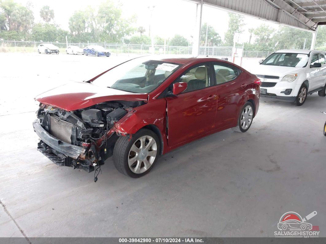 KMHDH4AE0CU331195 2012 HYUNDAI ELANTRA photo no. 2