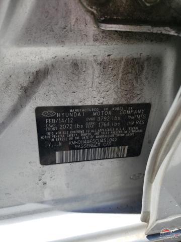 KMHDH4AE5CU451042 2012 HYUNDAI ELANTRA photo no. 13