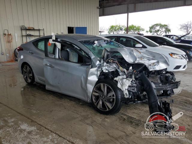 5NPDH4AEXEH463706 2014 HYUNDAI ELANTRA photo no. 4