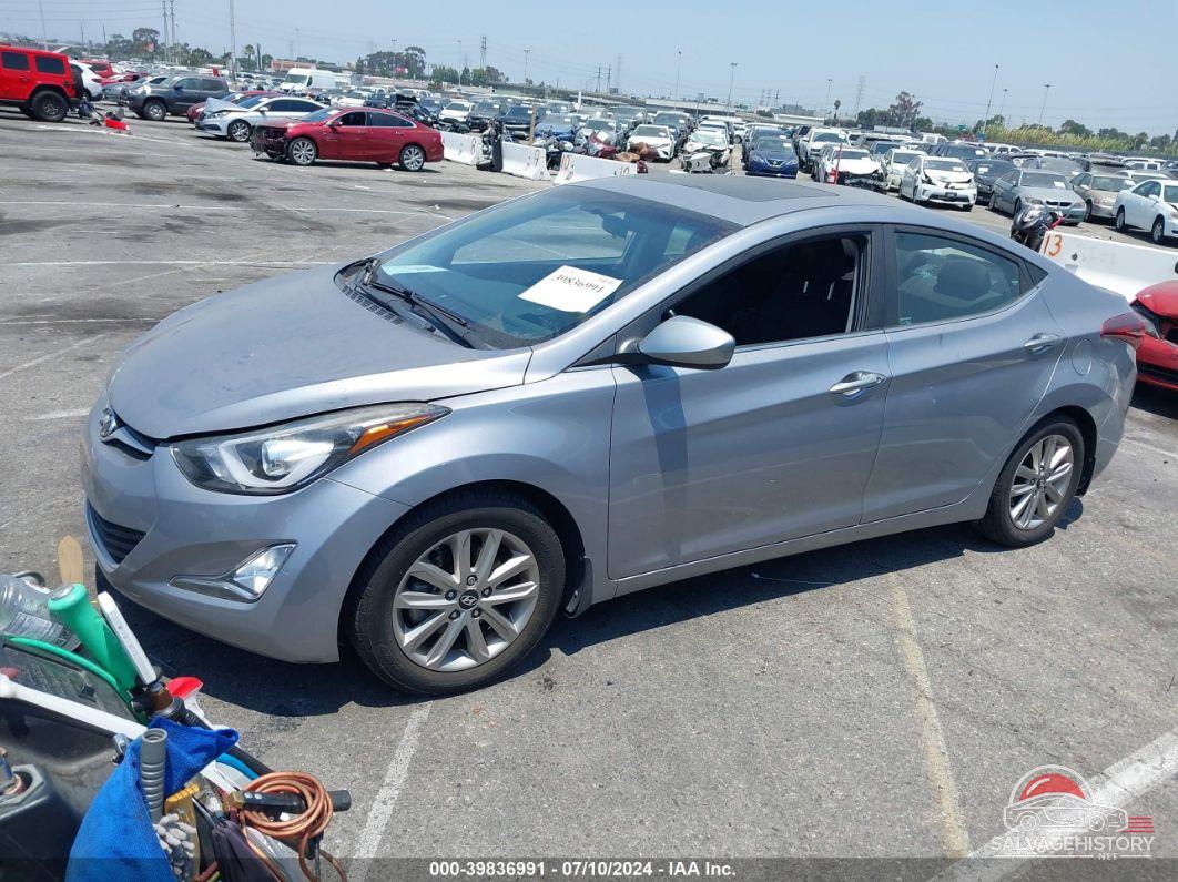 5NPDH4AE5FH612881 2015 HYUNDAI ELANTRA photo no. 2