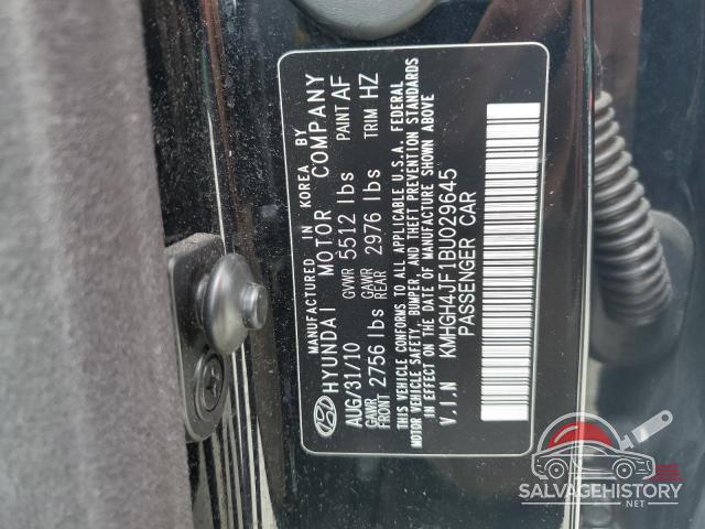 KMHGH4JF1BU029645 2011 HYUNDAI EQUUS photo no. 13
