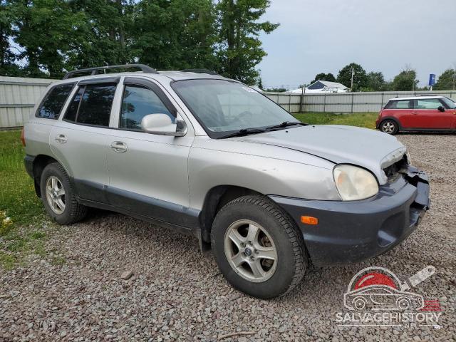 KM8SC73D04U632028 2004 HYUNDAI SANTA FE photo no. 4