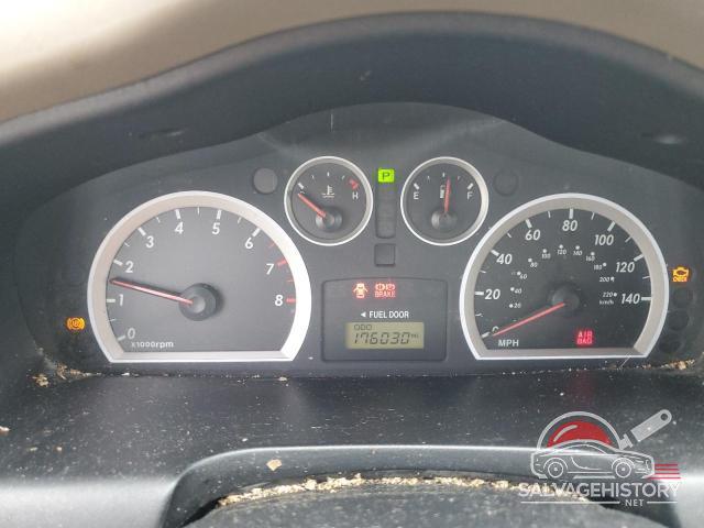 KM8SC73D25U910767 2005 HYUNDAI SANTA FE photo no. 9